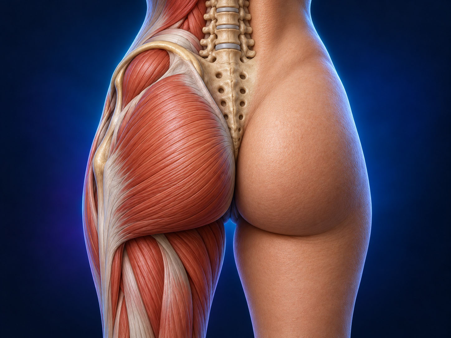 Planned illustration: Deep anatomy and visible surface contour