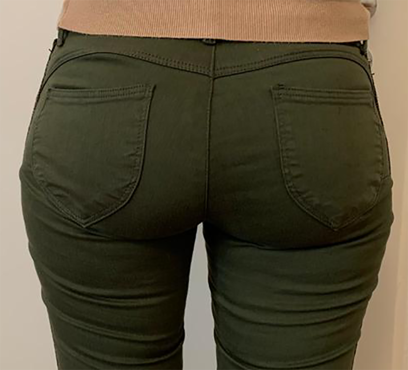 north african  female butt